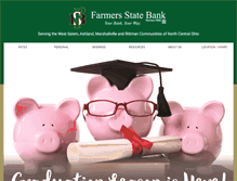 Tablet Screenshot of farmersstate-oh.com